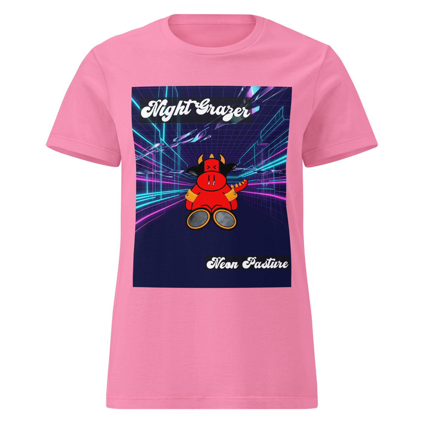 Pocket Cows Women's Softstyle T-Shirt — Design 250