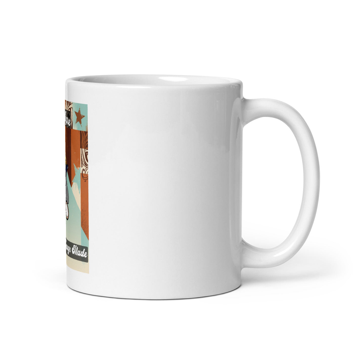 Pocket Cows White Glossy Mug — Range Royalty — Design 260