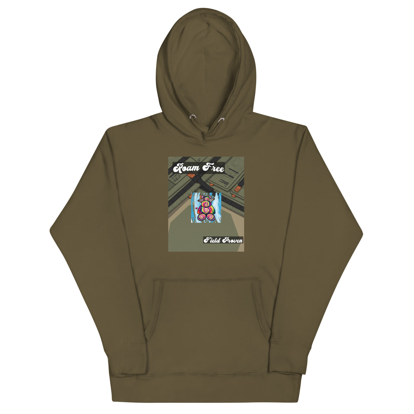 Pocket Cows hoodie — Built To Roam — Design 719