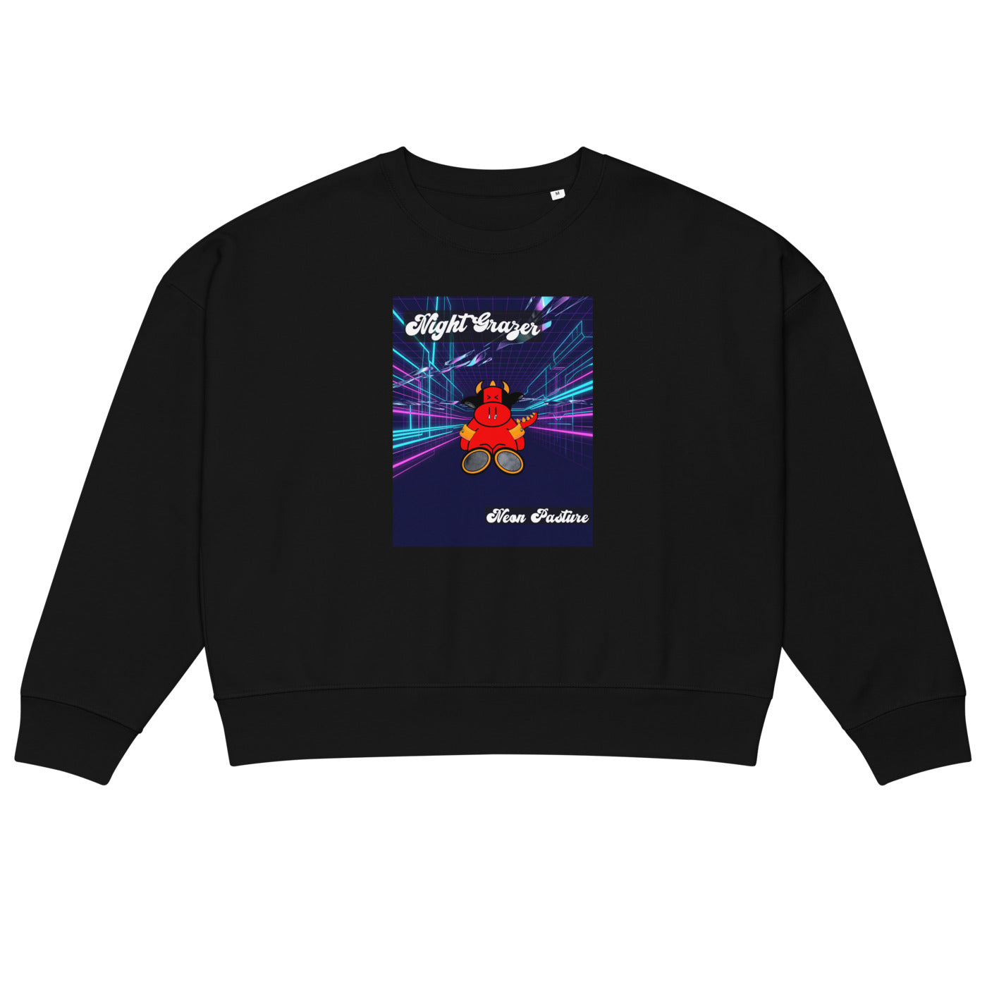 Pocket Cows Women's Organic Crew Neck Stella Alma Sweatshirt — Design 250