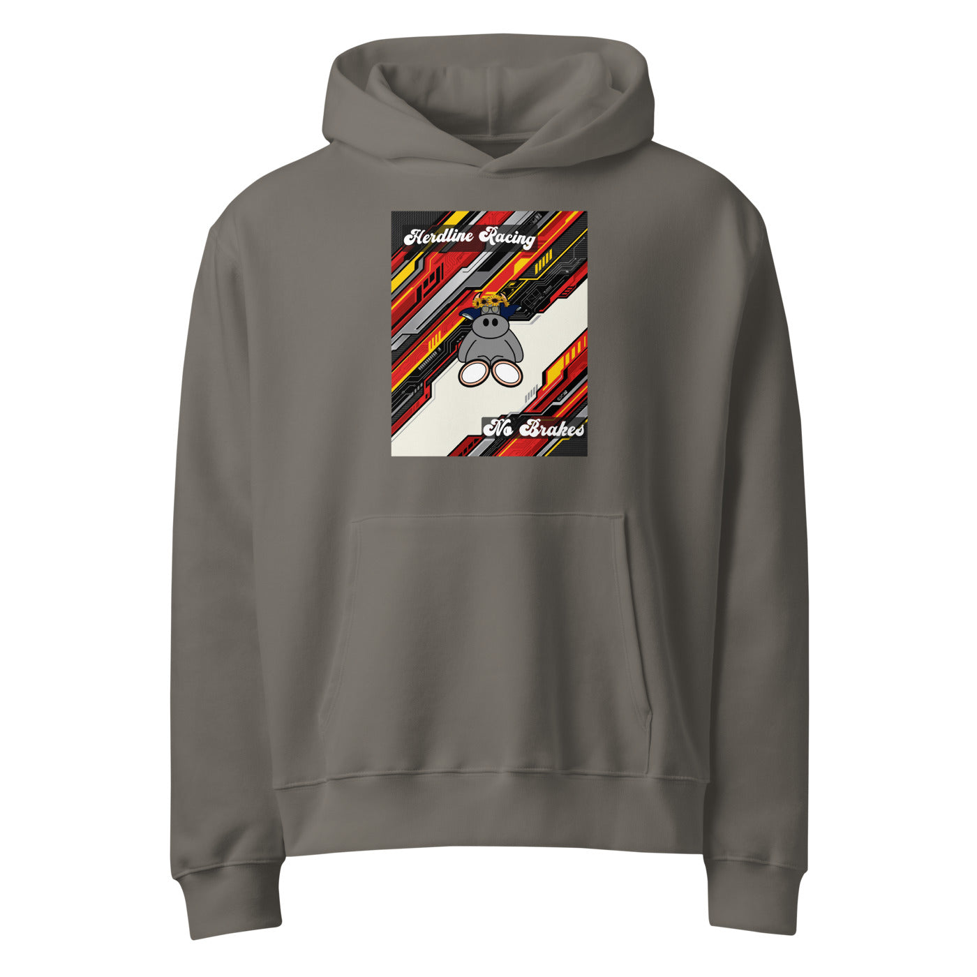Pocket Cows Unisex Oversized Heavyweight Hoodie — Design 263