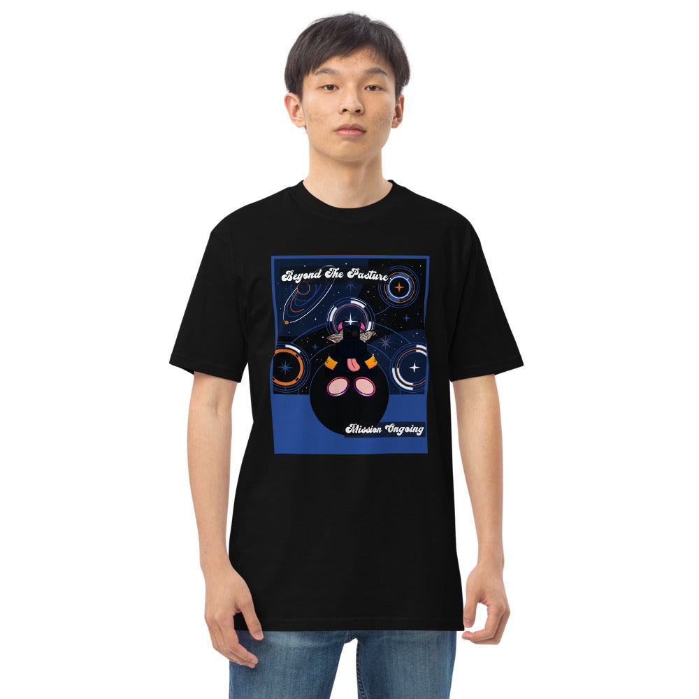Pocket Cows Heavyweight Tee — Orbit The Herd — Design 71