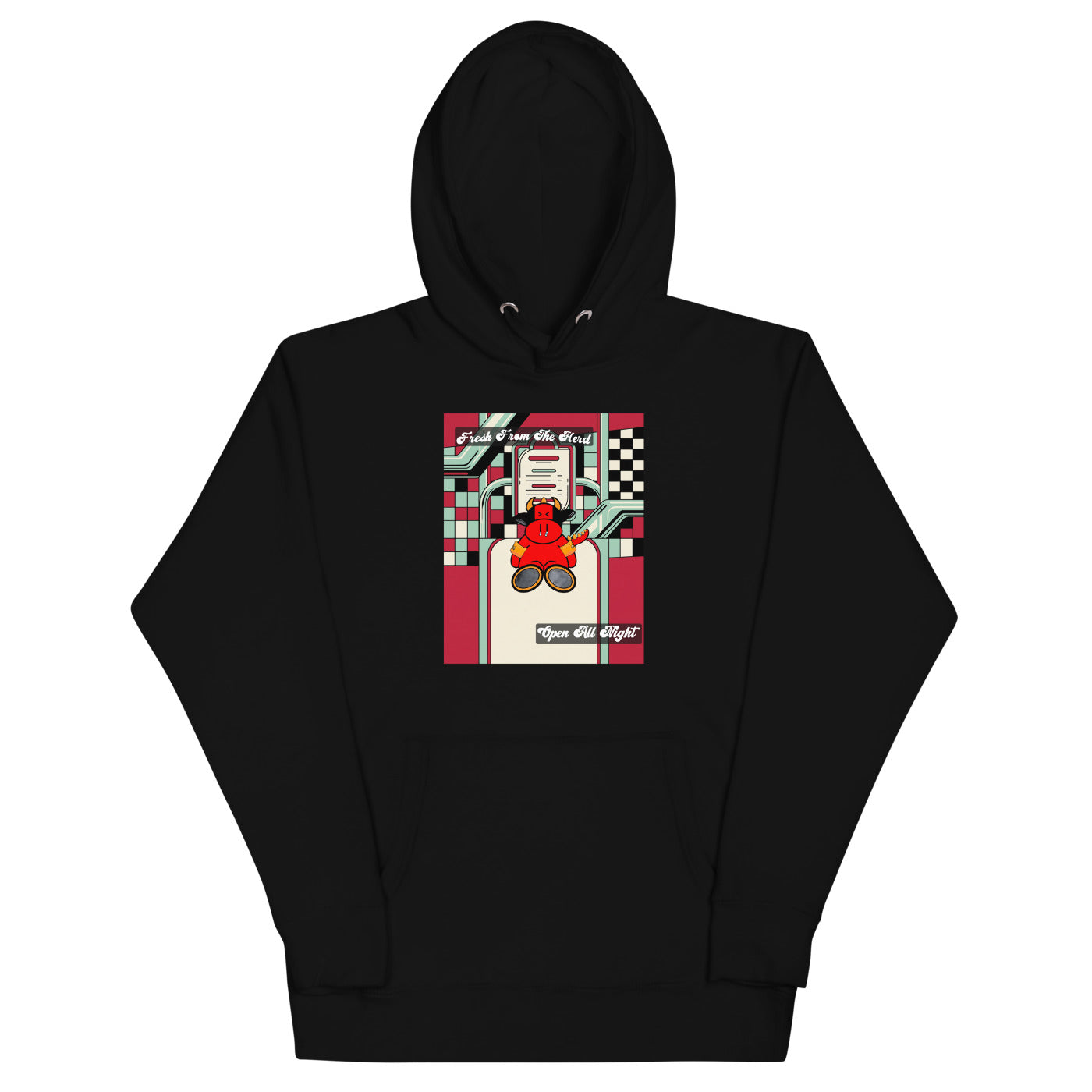 Pocket Cows Hoodie — Always Fresh — Design 296