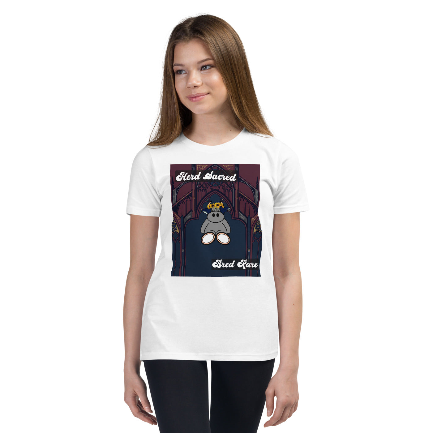 Pocket Cows Youth Staple Tee — Design 271