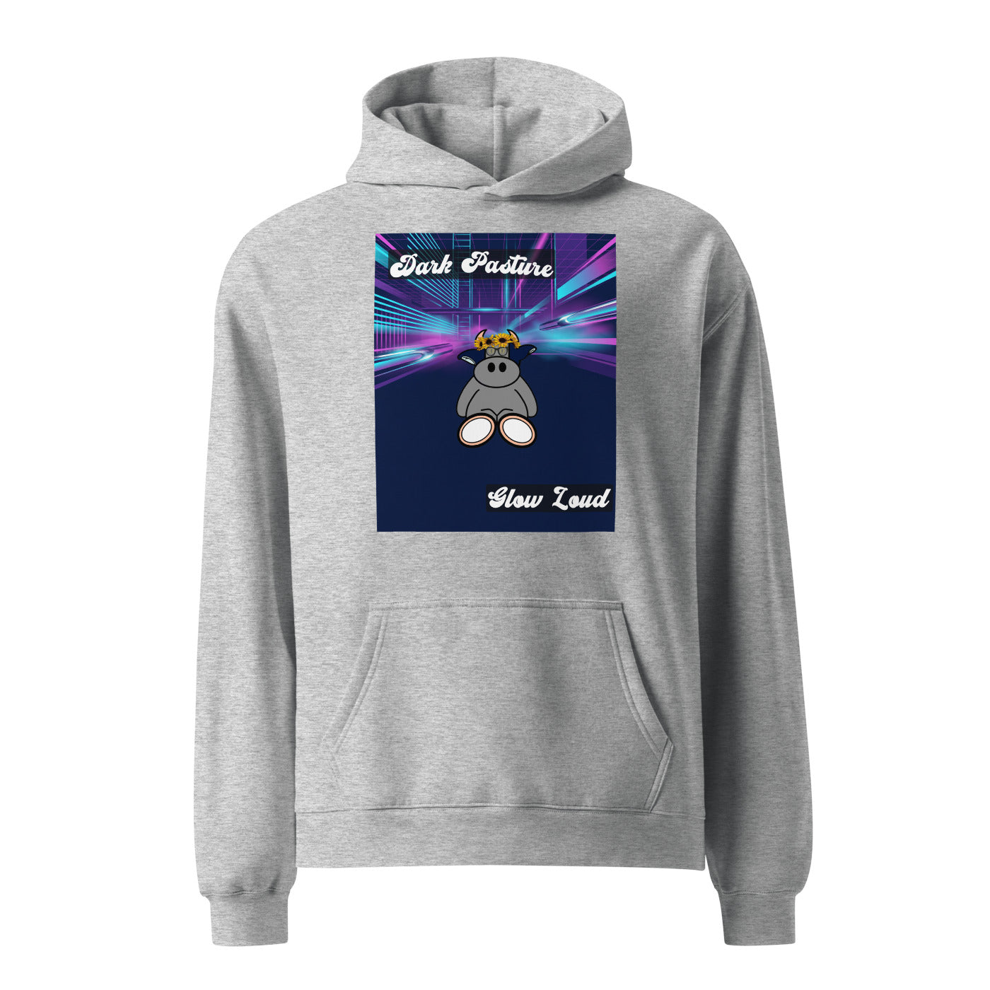 Pocket Cows Unisex Relax Hoodie — Design 255