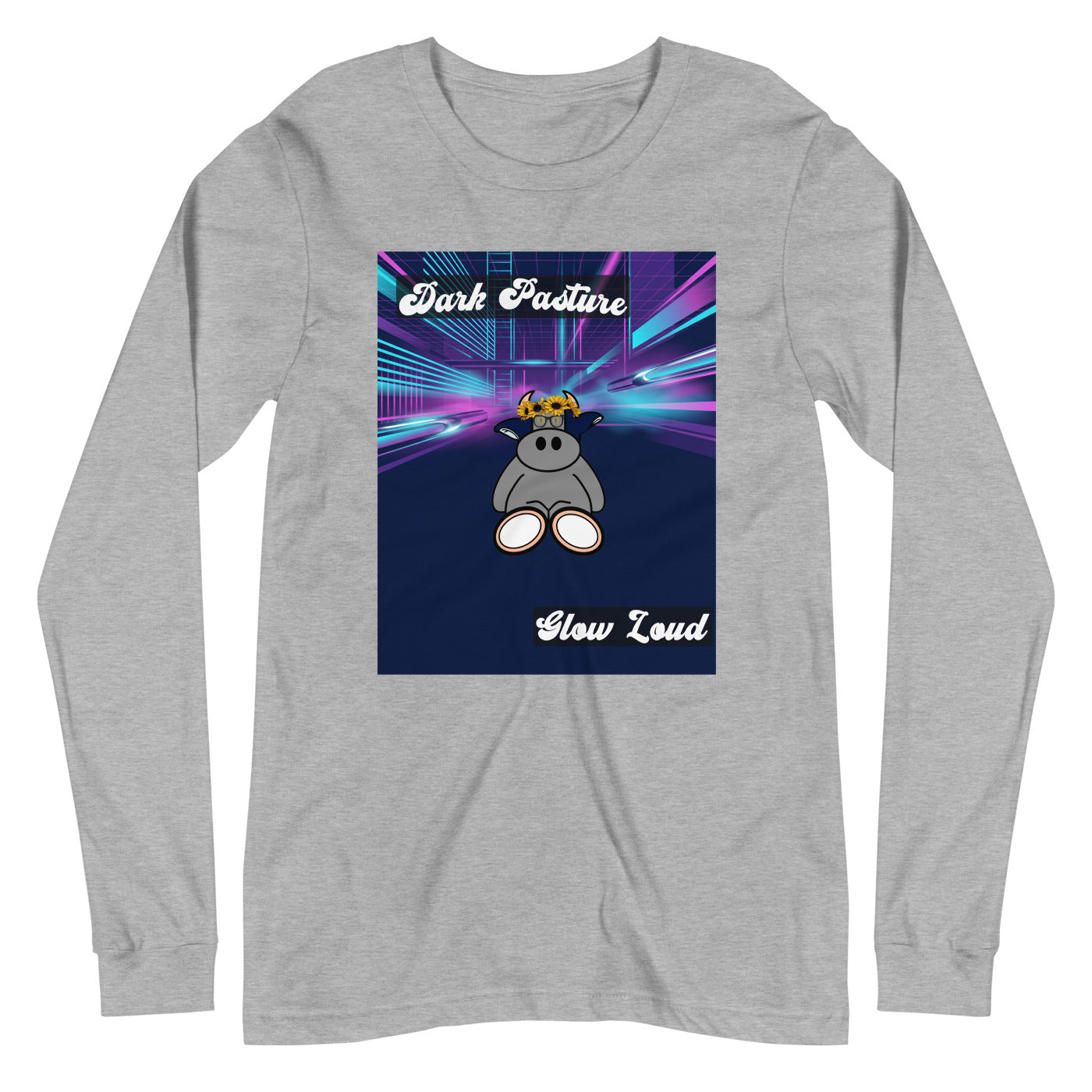 Pocket Cows Unisex Long Sleeve Tee — Design 255