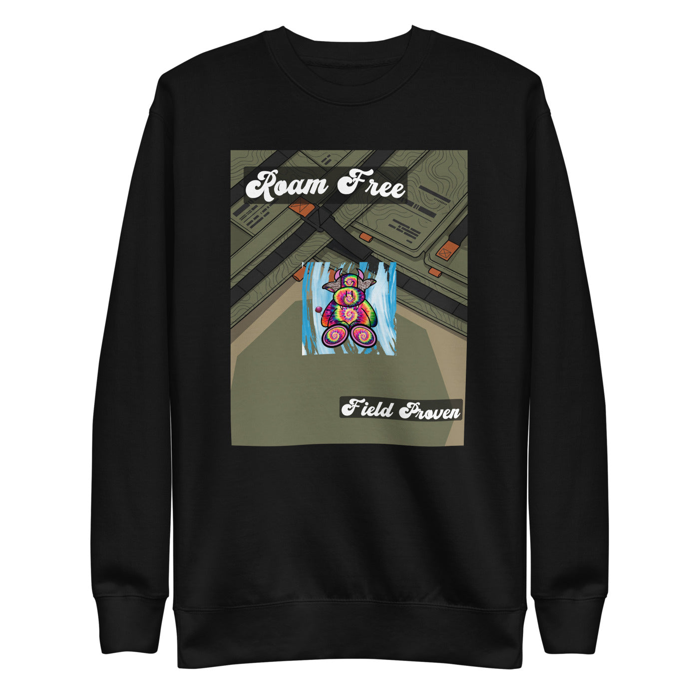 Pocket Cows Crewneck — Built To Roam — Design 719