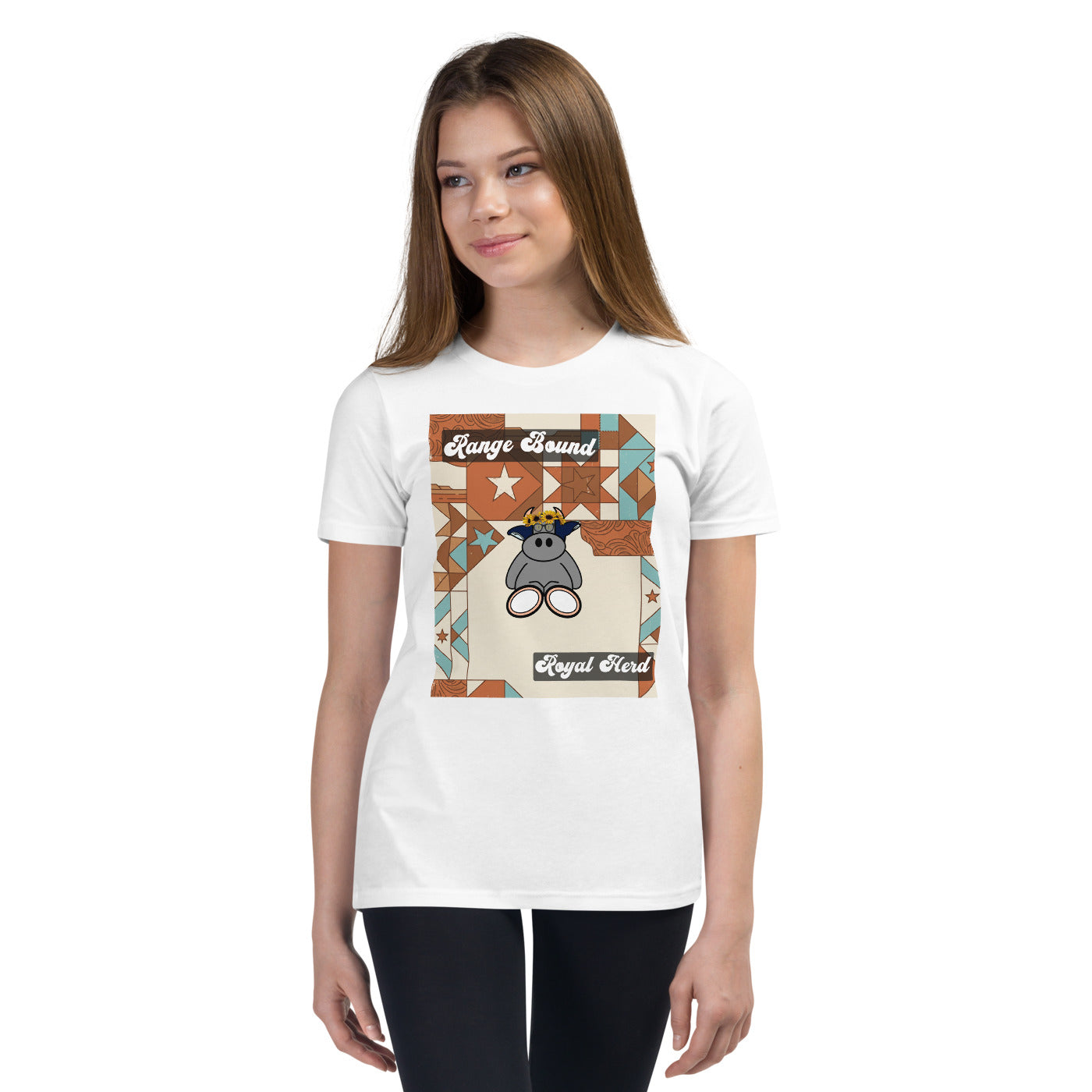 Pocket Cows Youth Staple Tee — Design 258