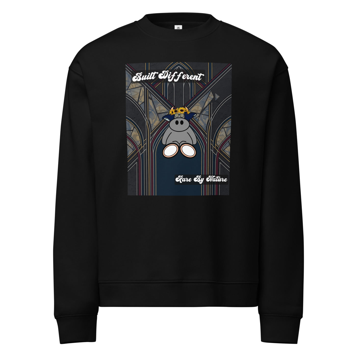 Pocket Cows Unisex Relax Crew Neck Sweatshirt — Design 269