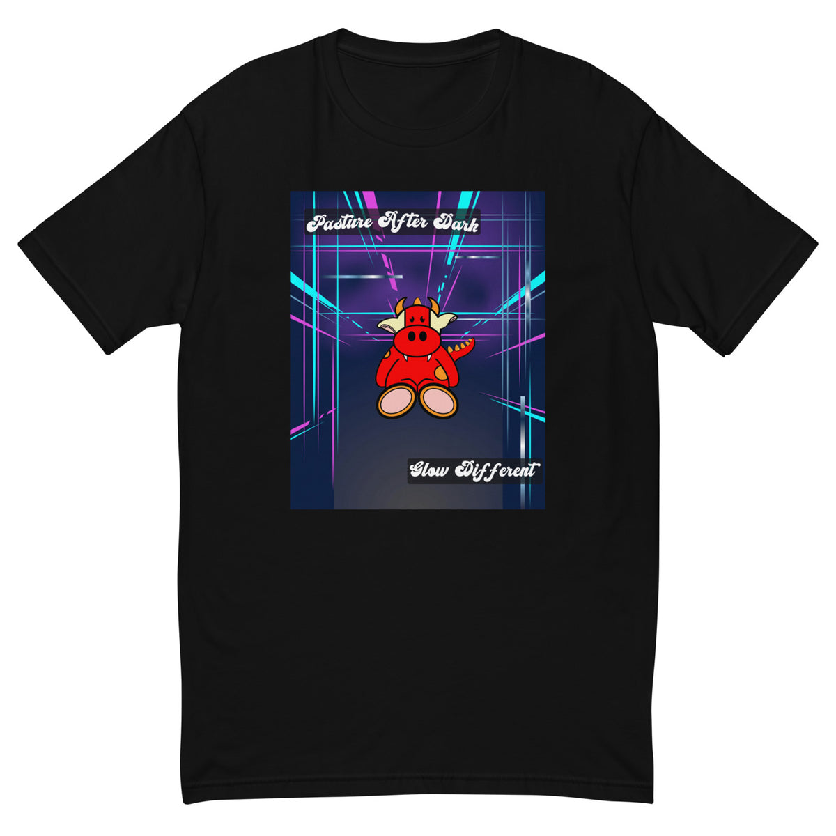 Pocket Cows Men's Fitted T-Shirt — Design 273