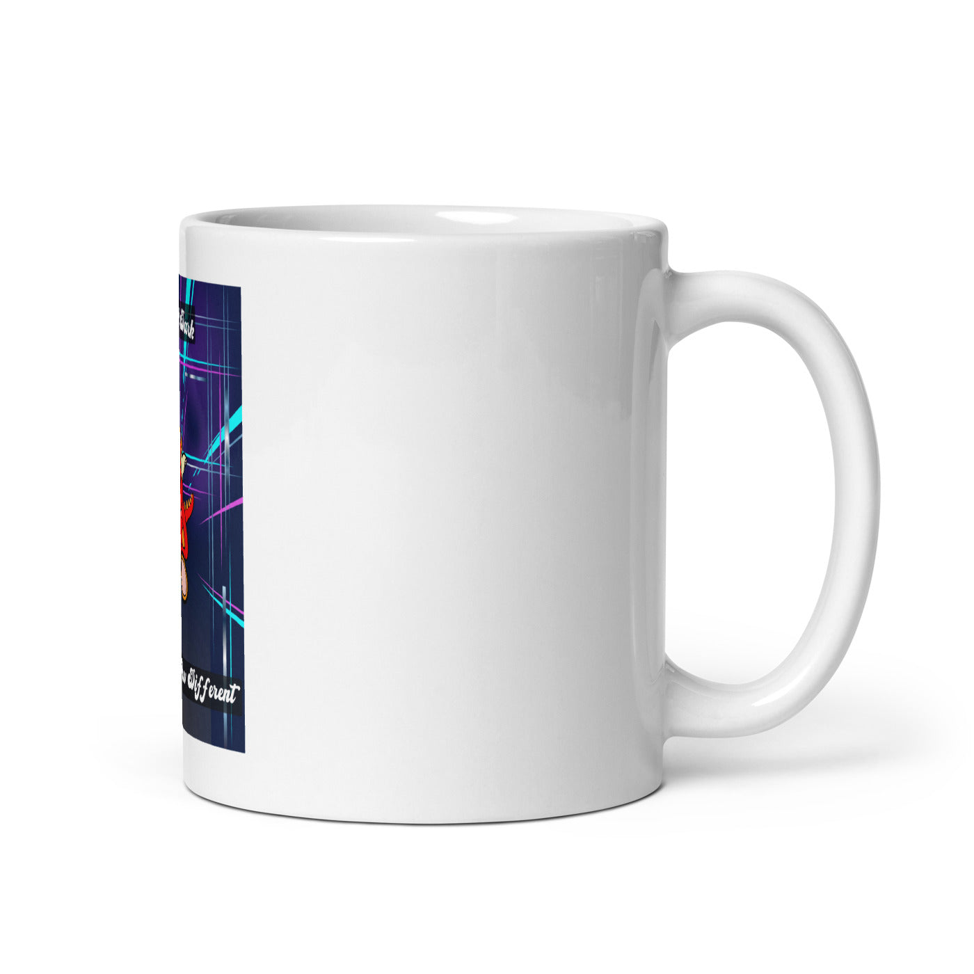 Pocket Cows White Glossy Mug — After Hours — Design 273