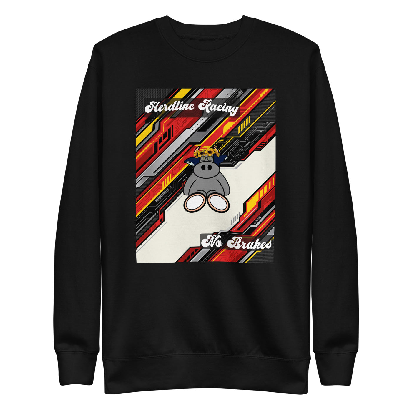 Pocket Cows Crewneck — Full Throttle — Design 263