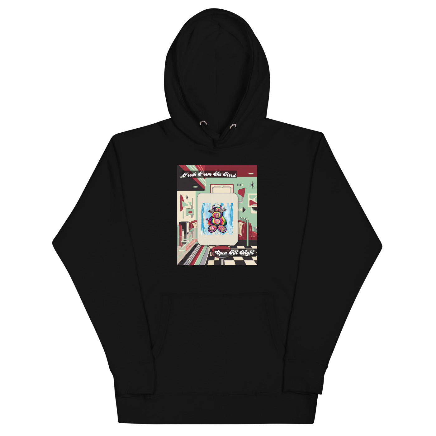 Pocket Cows Hoodie — Always Fresh — Design 11