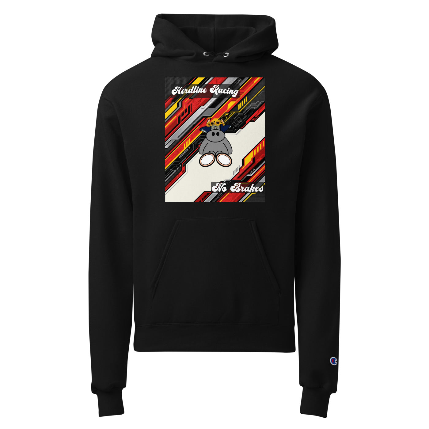Pocket Cows Unisex Powerblend Hoodie — Design 263