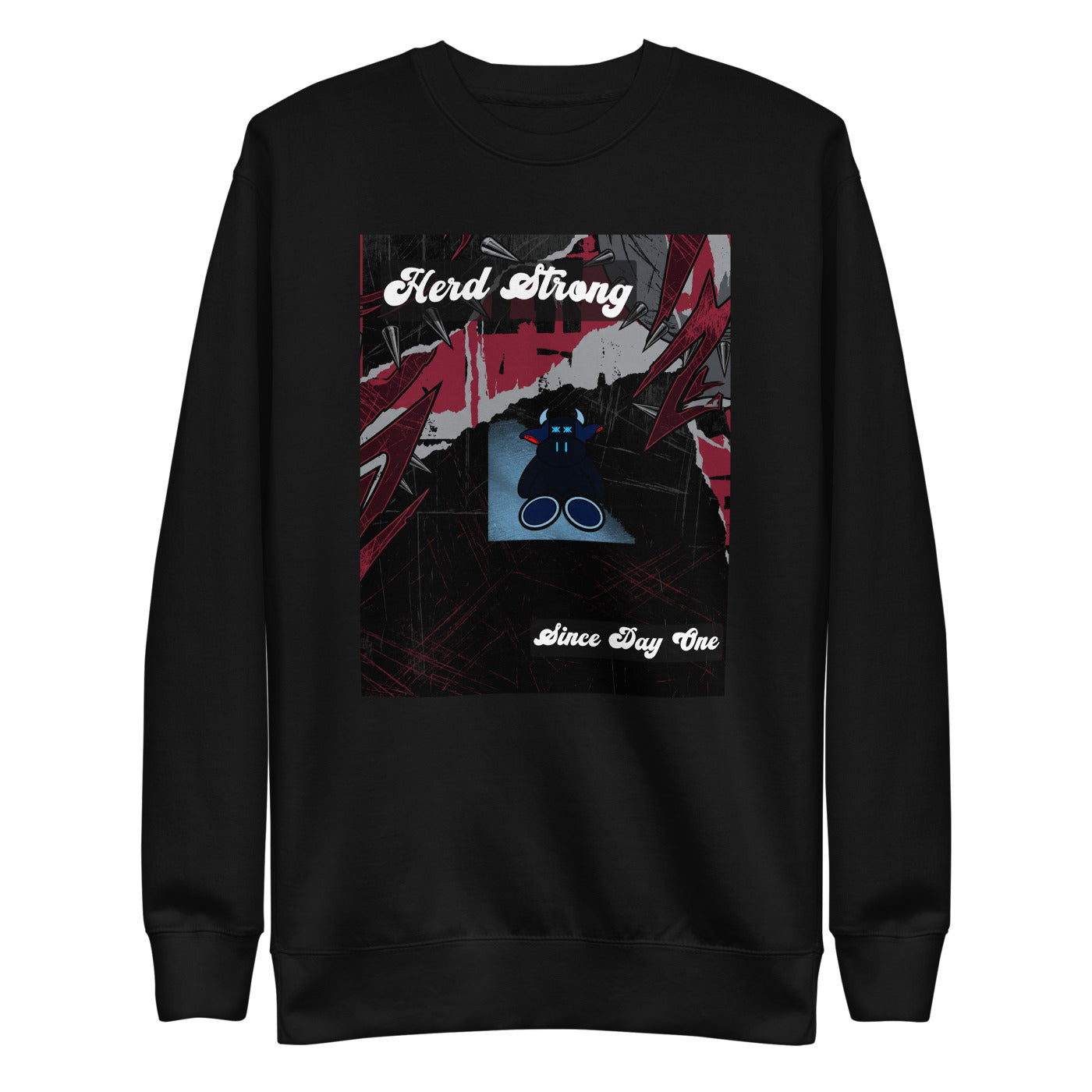 Pocket Cows Crewneck — No Bull Left — Design 743