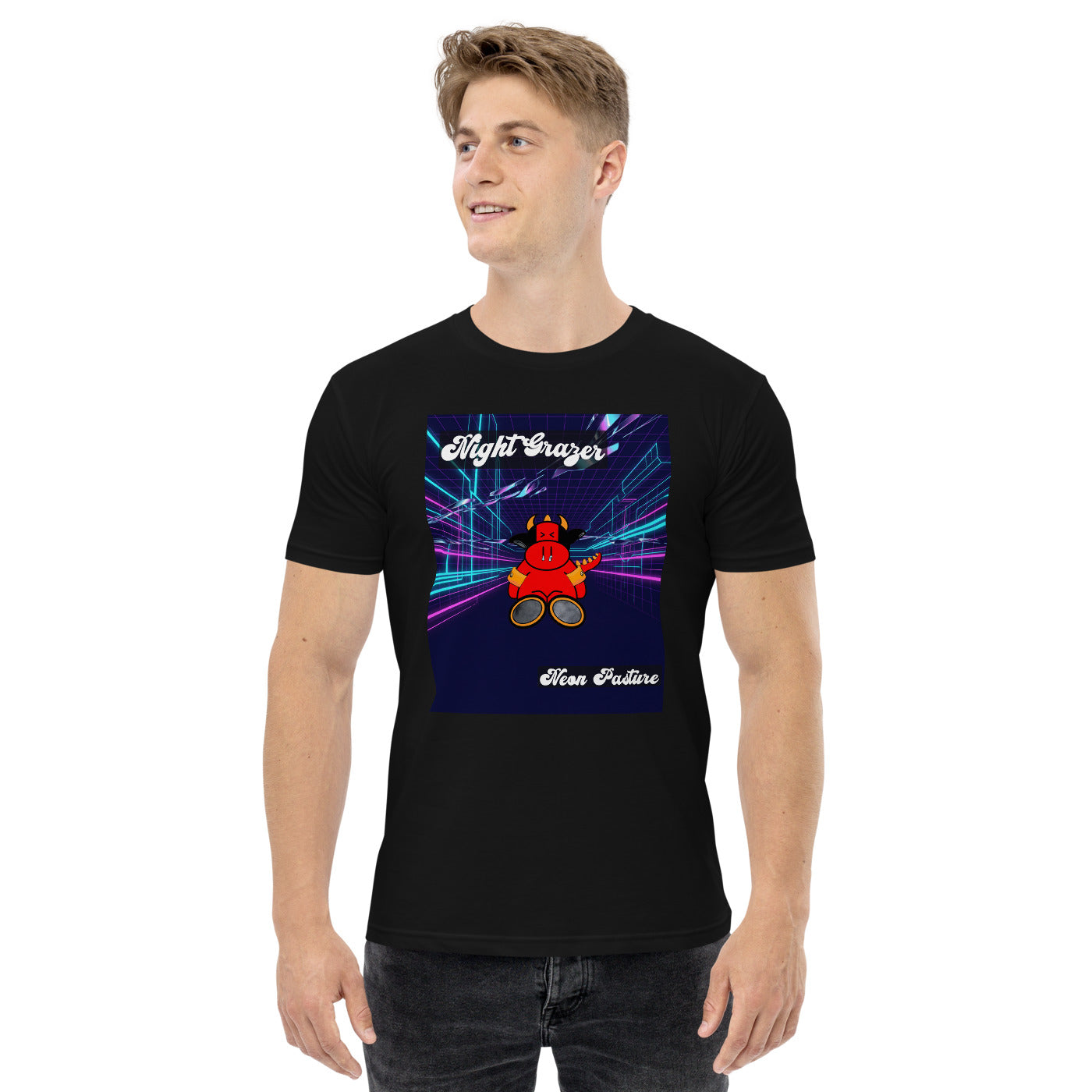 Pocket Cows Men's Staple T-Shirt — Design 250