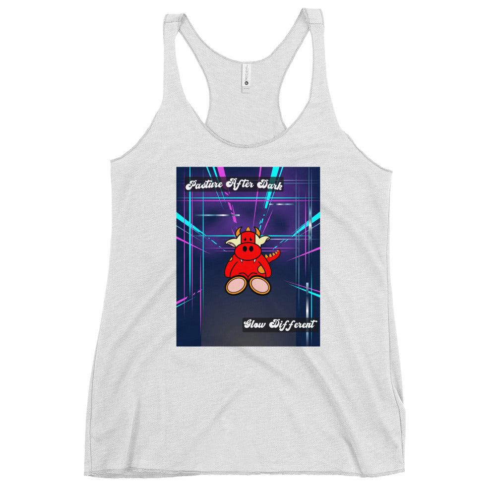 Pocket Cows Women's Racerback Tank Top — Design 273
