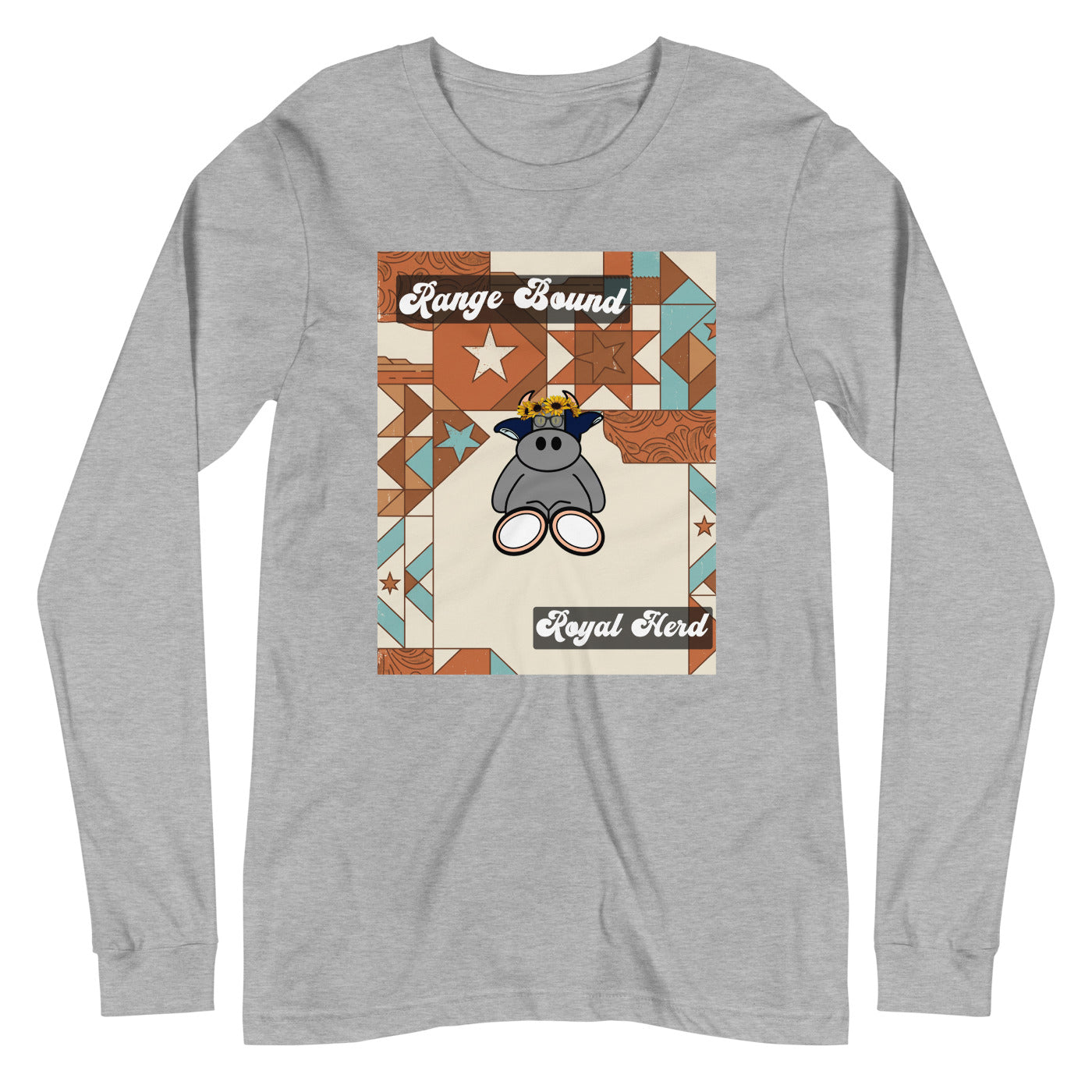Pocket Cows Unisex Long Sleeve Tee — Design 258