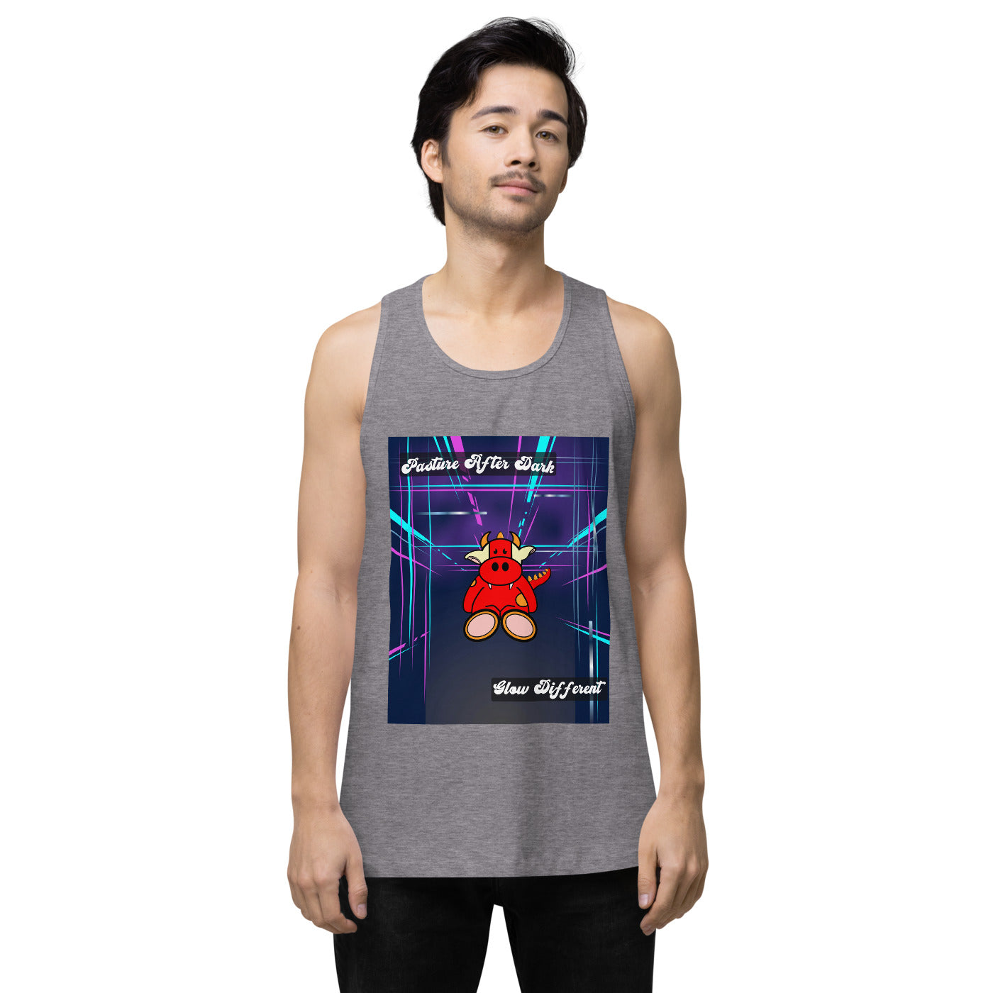 Pocket Cows Men's Tank Top — Design 273