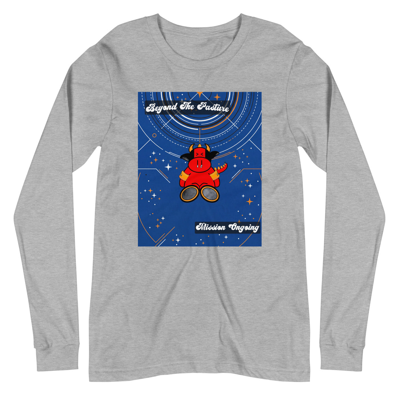 Pocket Cows Unisex Long Sleeve Tee — Design 278