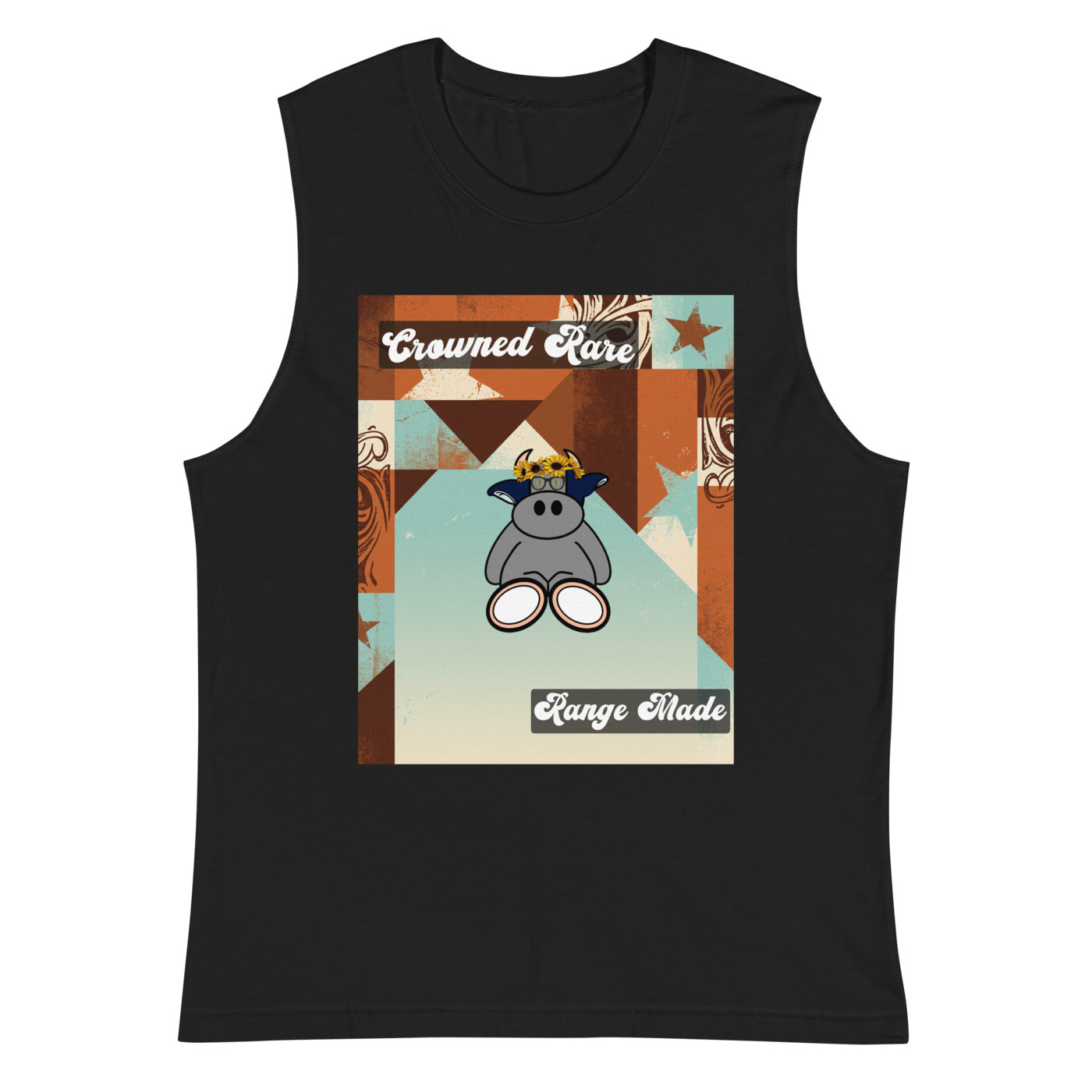 Pocket Cows Unisex Muscle Shirt — Design 260