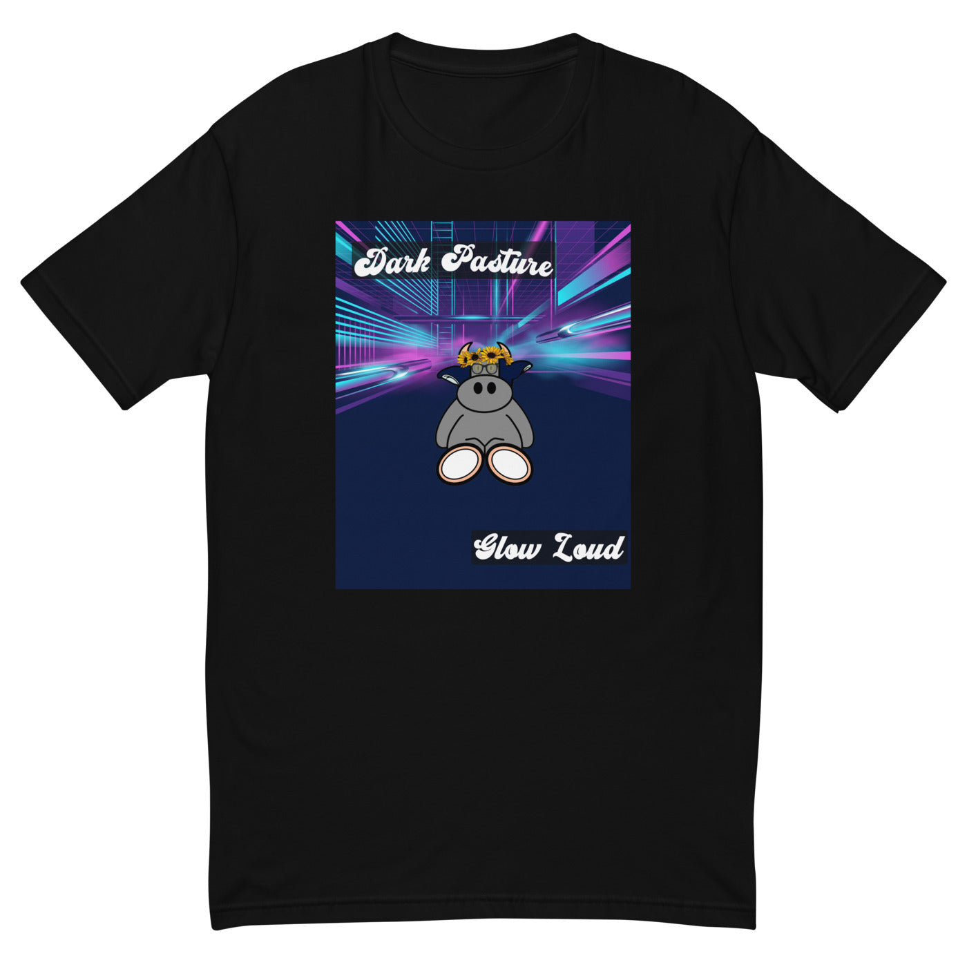 Pocket Cows Men's Fitted T-Shirt — Design 255