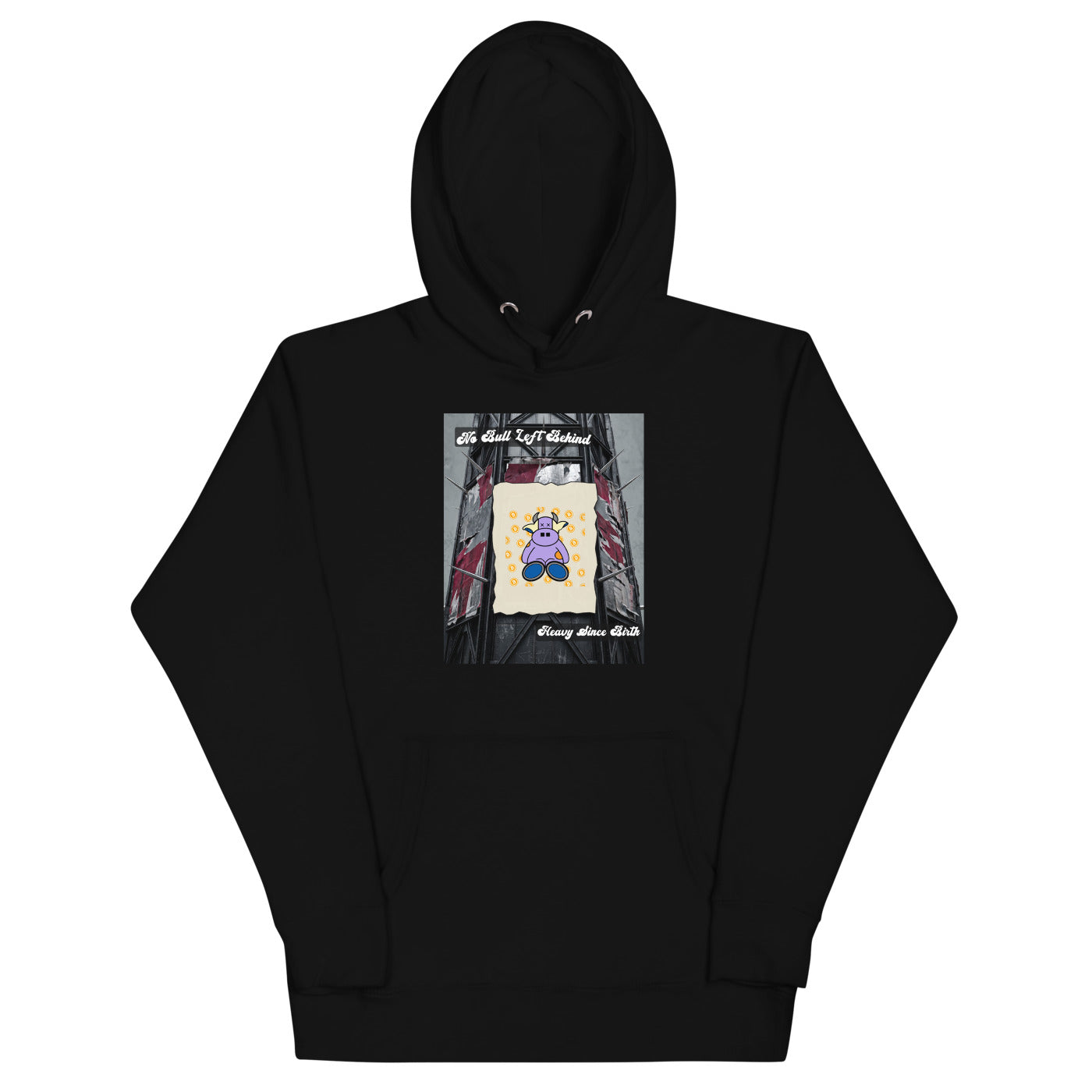 Pocket Cows Hoodie — No Bull Left — Design 07