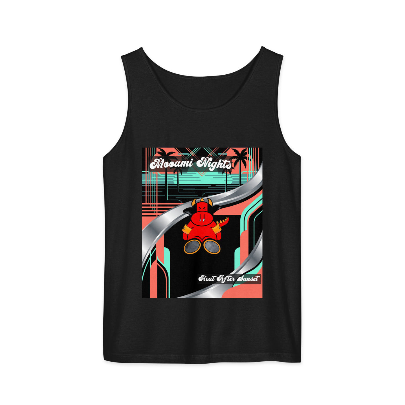 Pocket Cows Unisex Garment-Dyed Tank Top — Design 272
