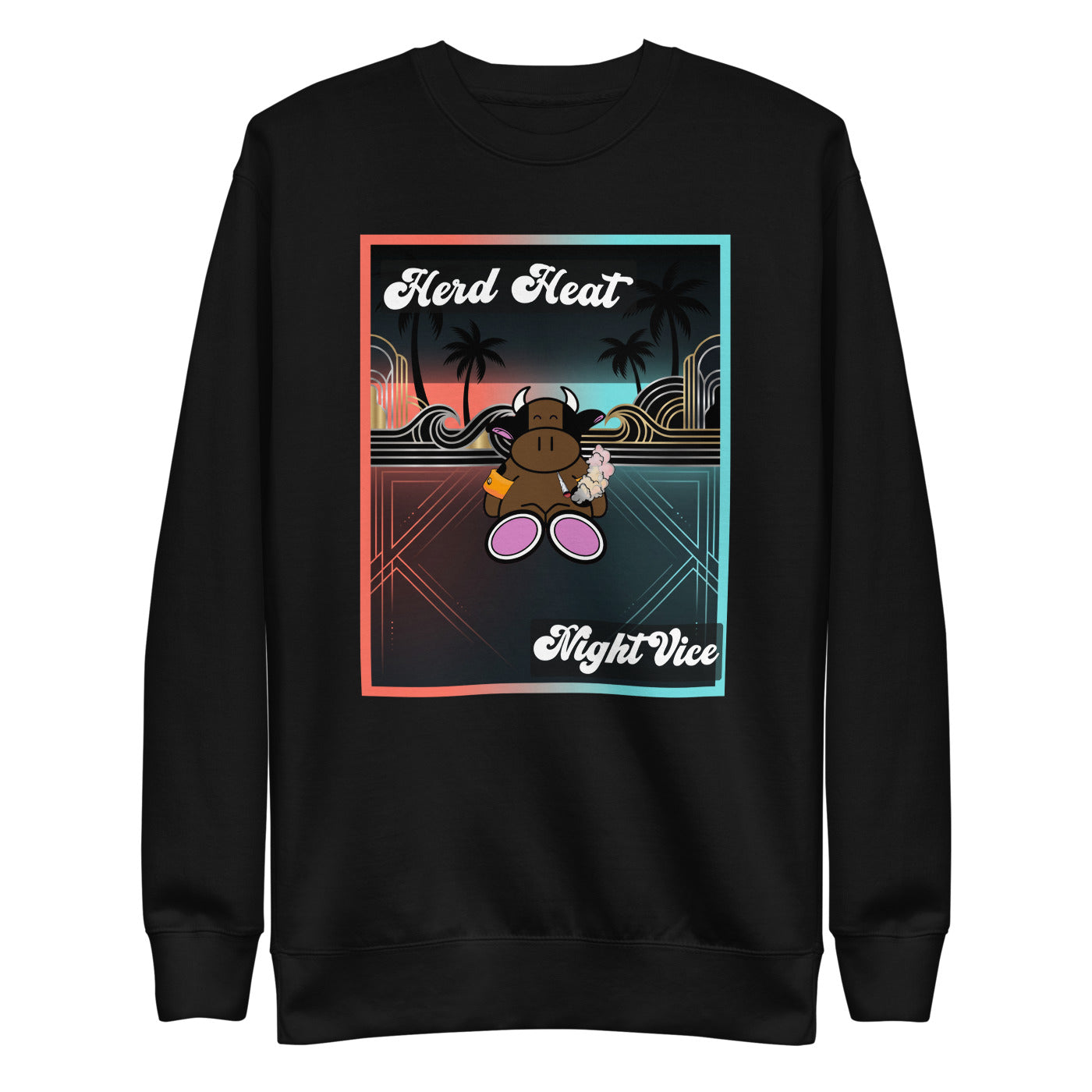 Pocket Cows Crewneck — Pasture Vice — Design 771