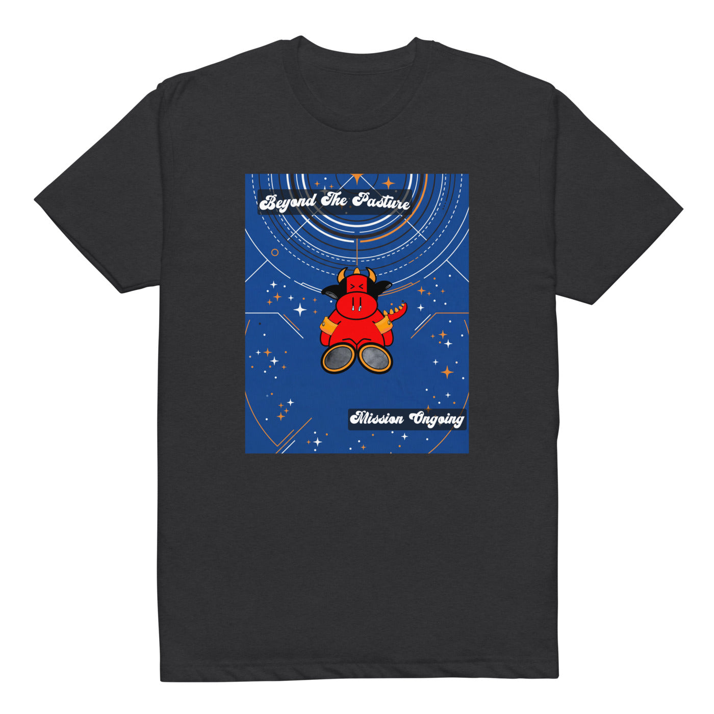 Pocket Cows Unisex CVC T-shirt — Design 278