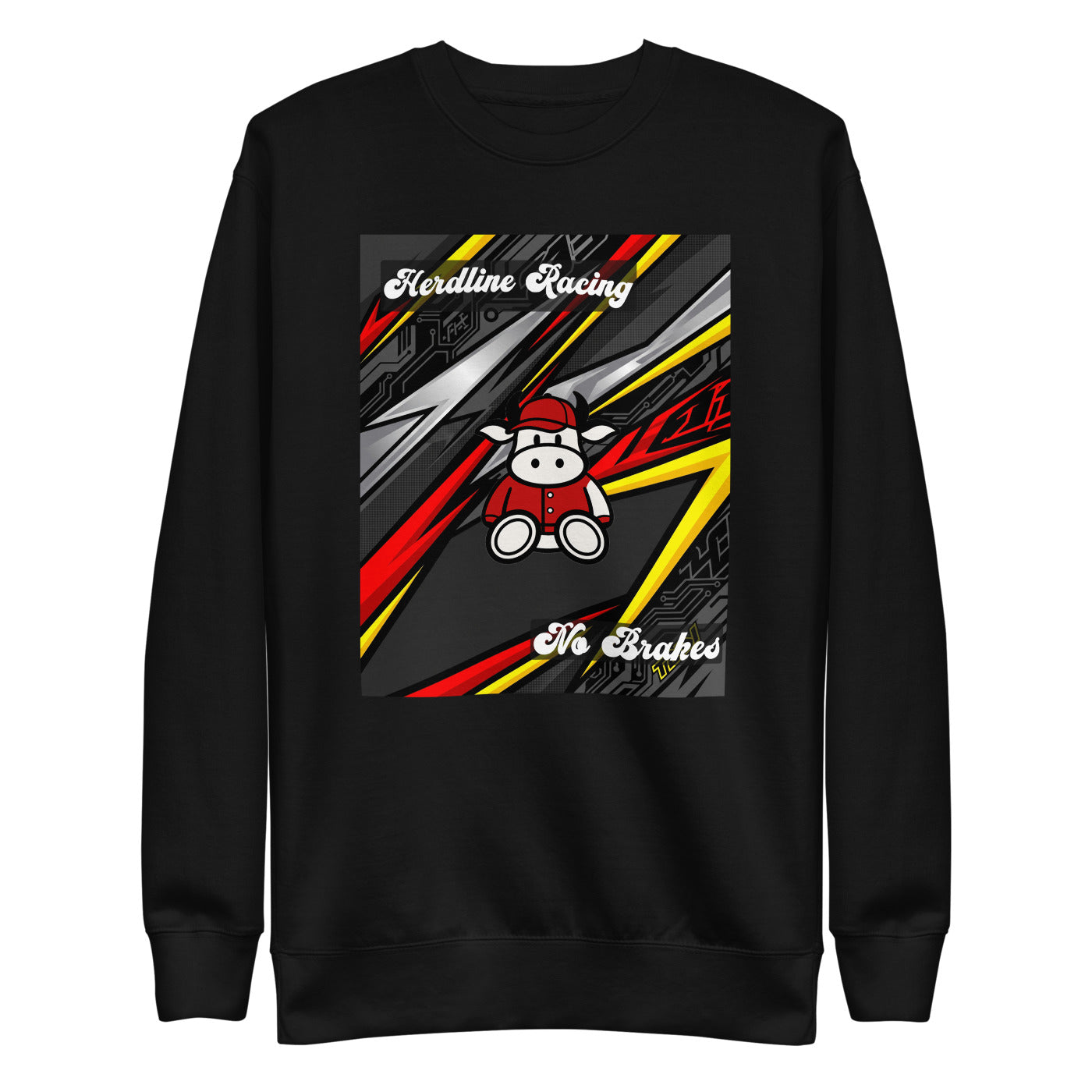 Pocket Cows Crewneck — Full Throttle — Design 248