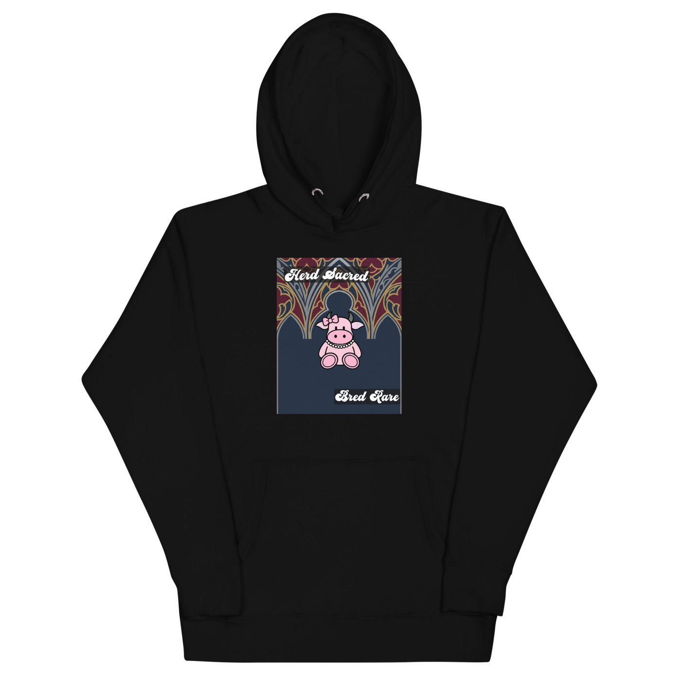 Pocket Cows Hoodie — Sacred Herd — Design 839
