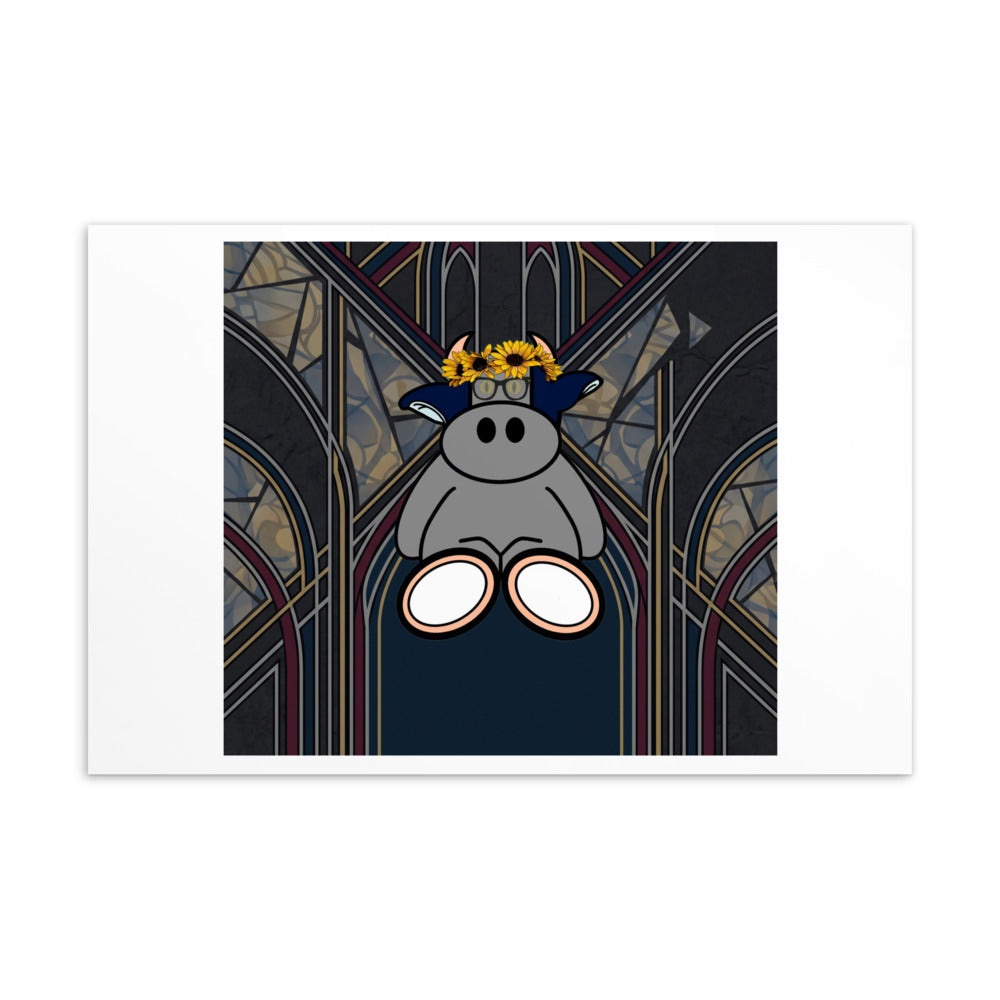 Pocket Cows Standard Postcard — Sacred Herd — Design 269