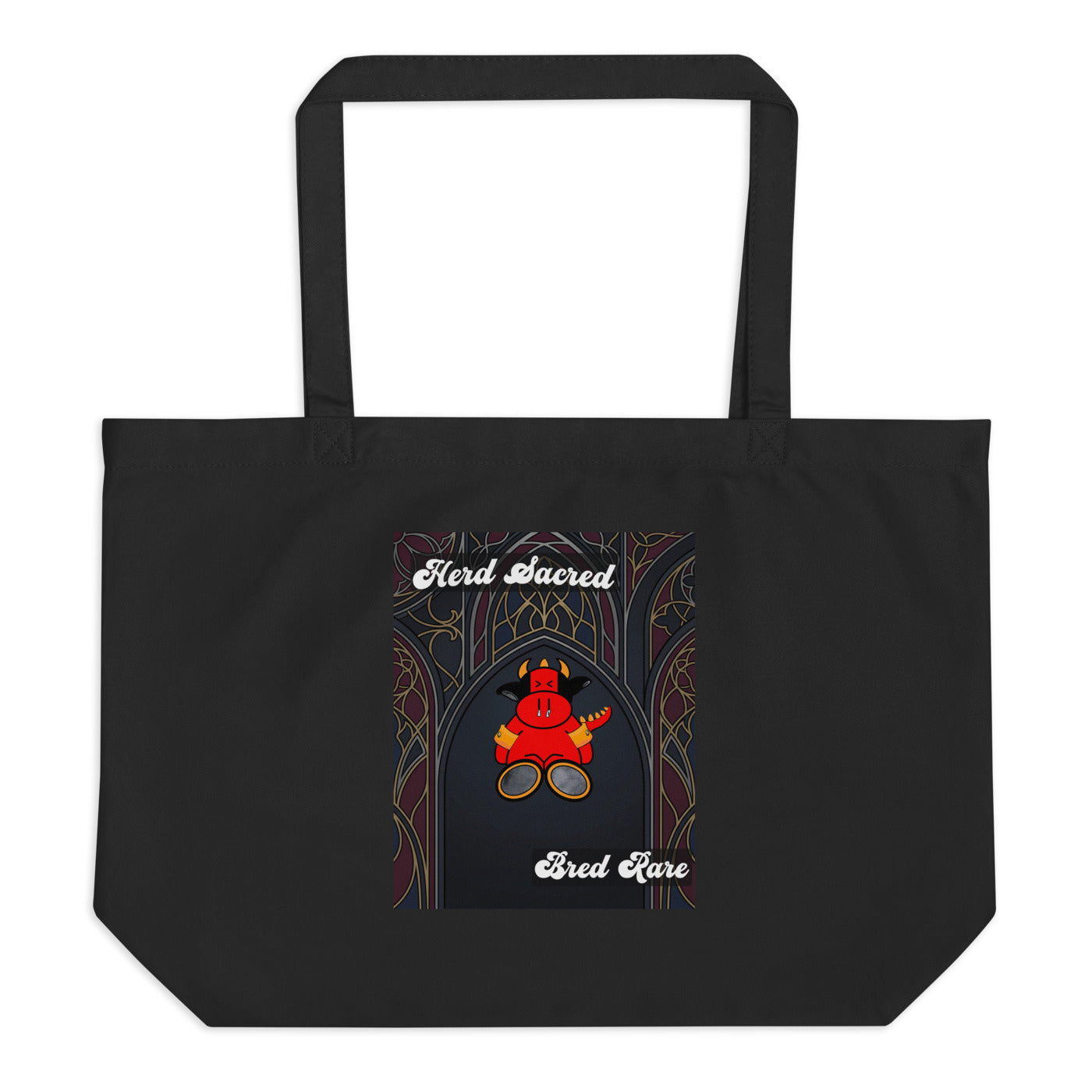 Pocket Cows Large Eco Tote — Design 267