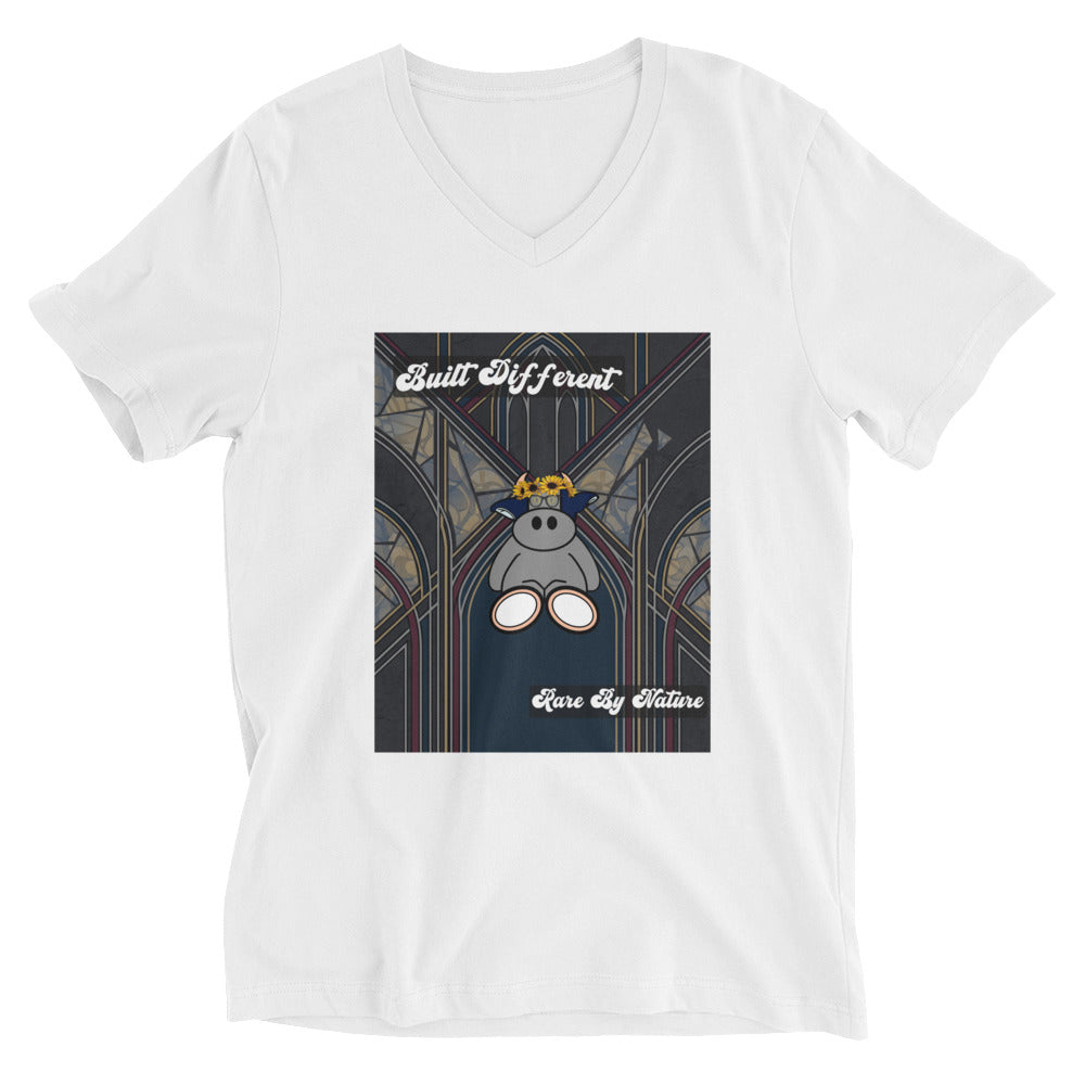 Pocket Cows Unisex V-Neck Tee — Design 269