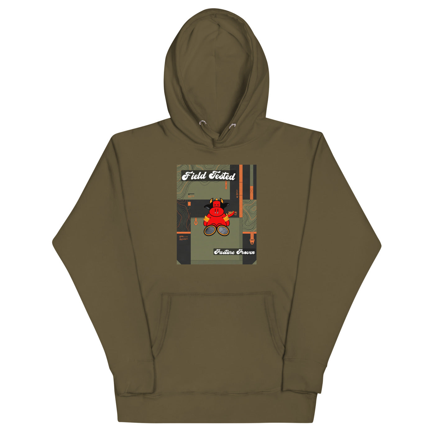 Pocket Cows Hoodie — Built To Roam — Design 299