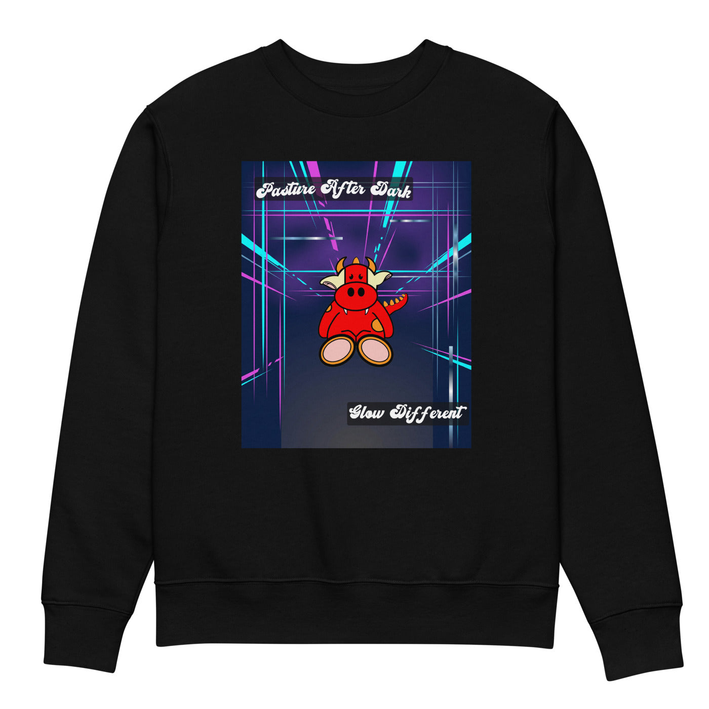 Pocket Cows Unisex Organic Changer 2.0 Sweatshirt — Design 273