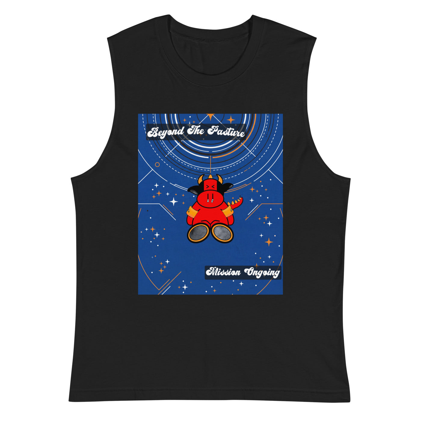 Pocket Cows Unisex Muscle Shirt — Design 278