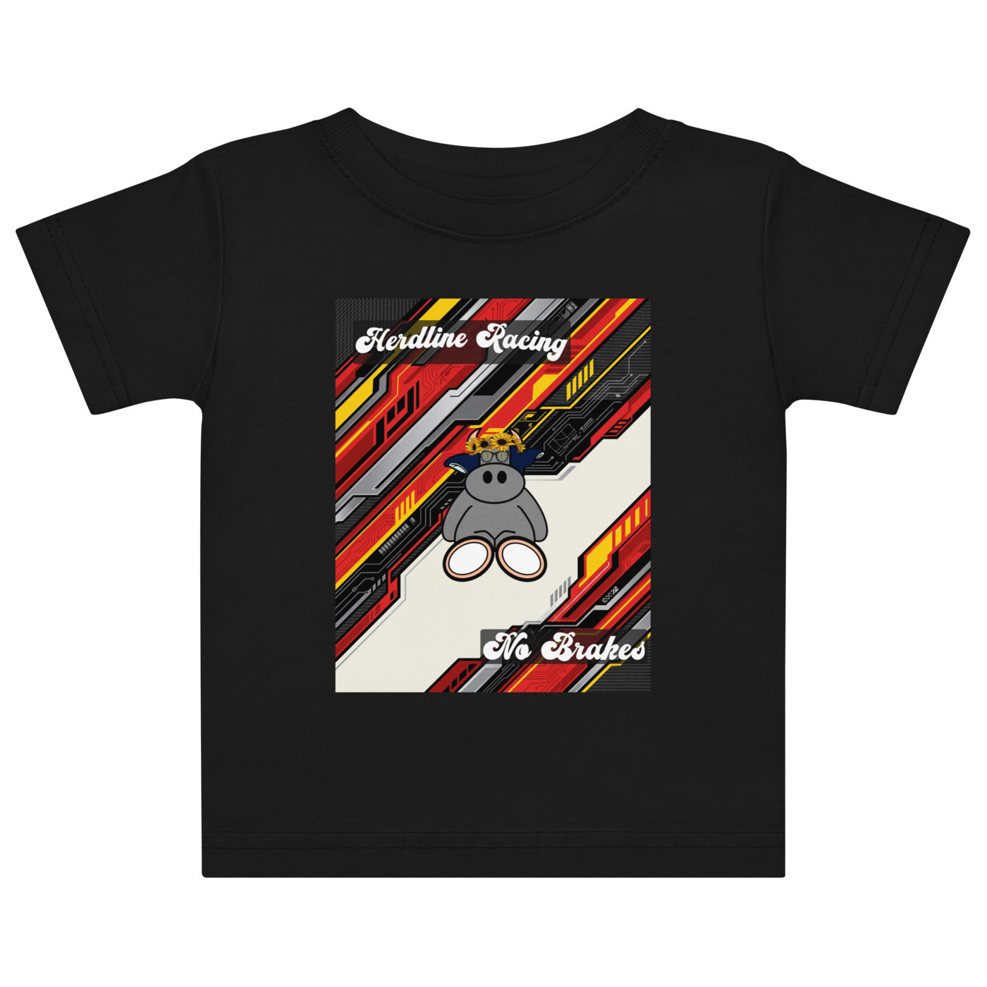 Pocket Cows Baby Jersey T-Shirt — Design 263