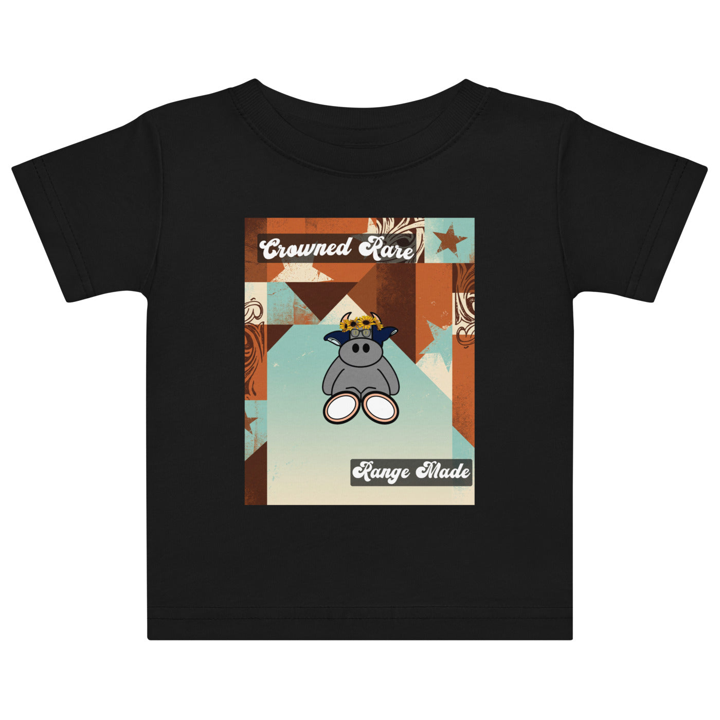 Pocket Cows Baby Jersey T-Shirt — Design 260