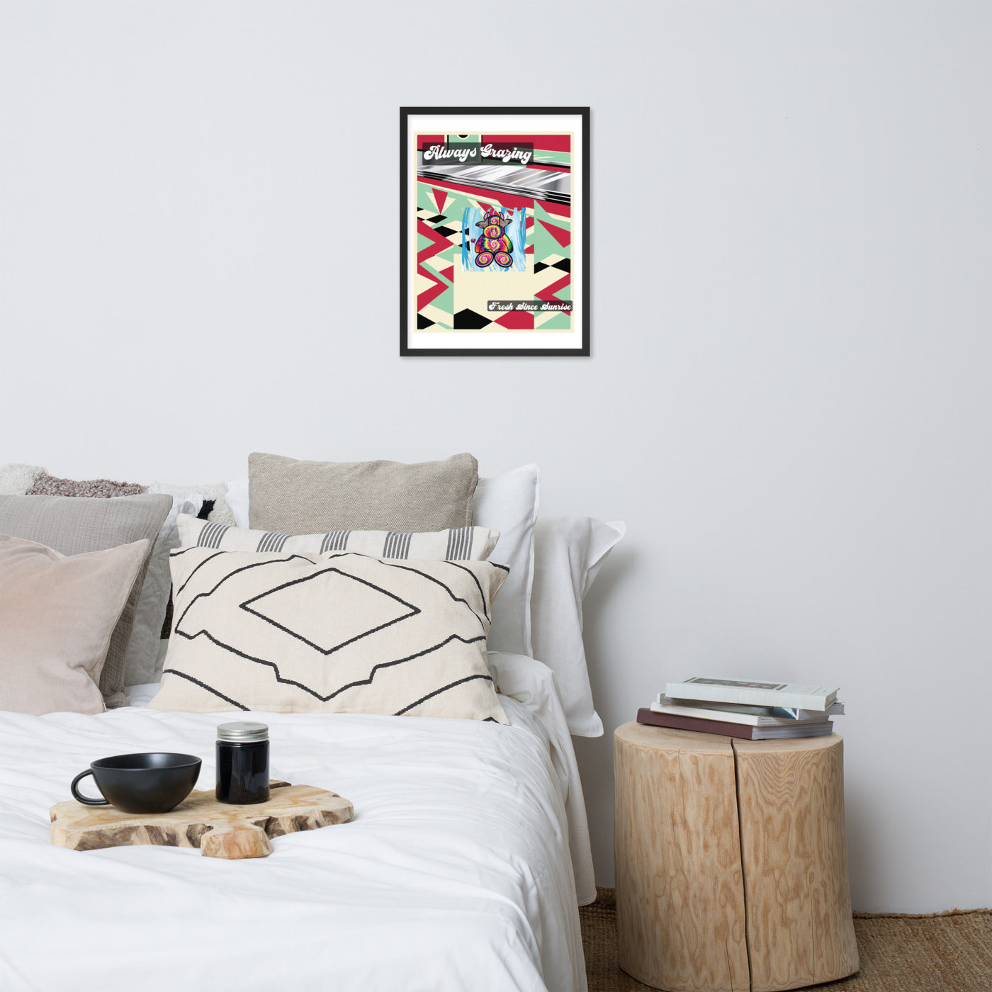 Pocket Cows Enhanced Matte Paper Framed Poster (in) — Always Fresh — Design 716