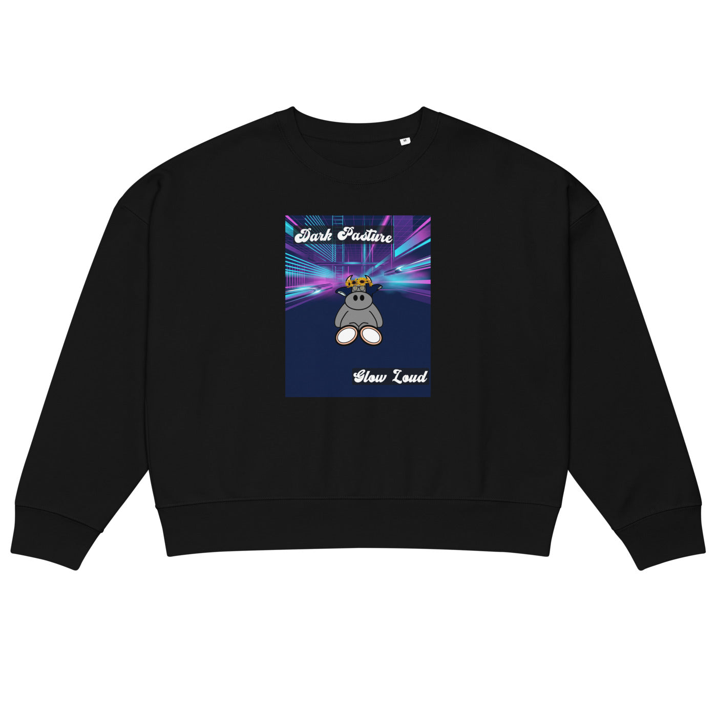 Pocket Cows Women's Organic Crew Neck Stella Alma Sweatshirt — Design 255