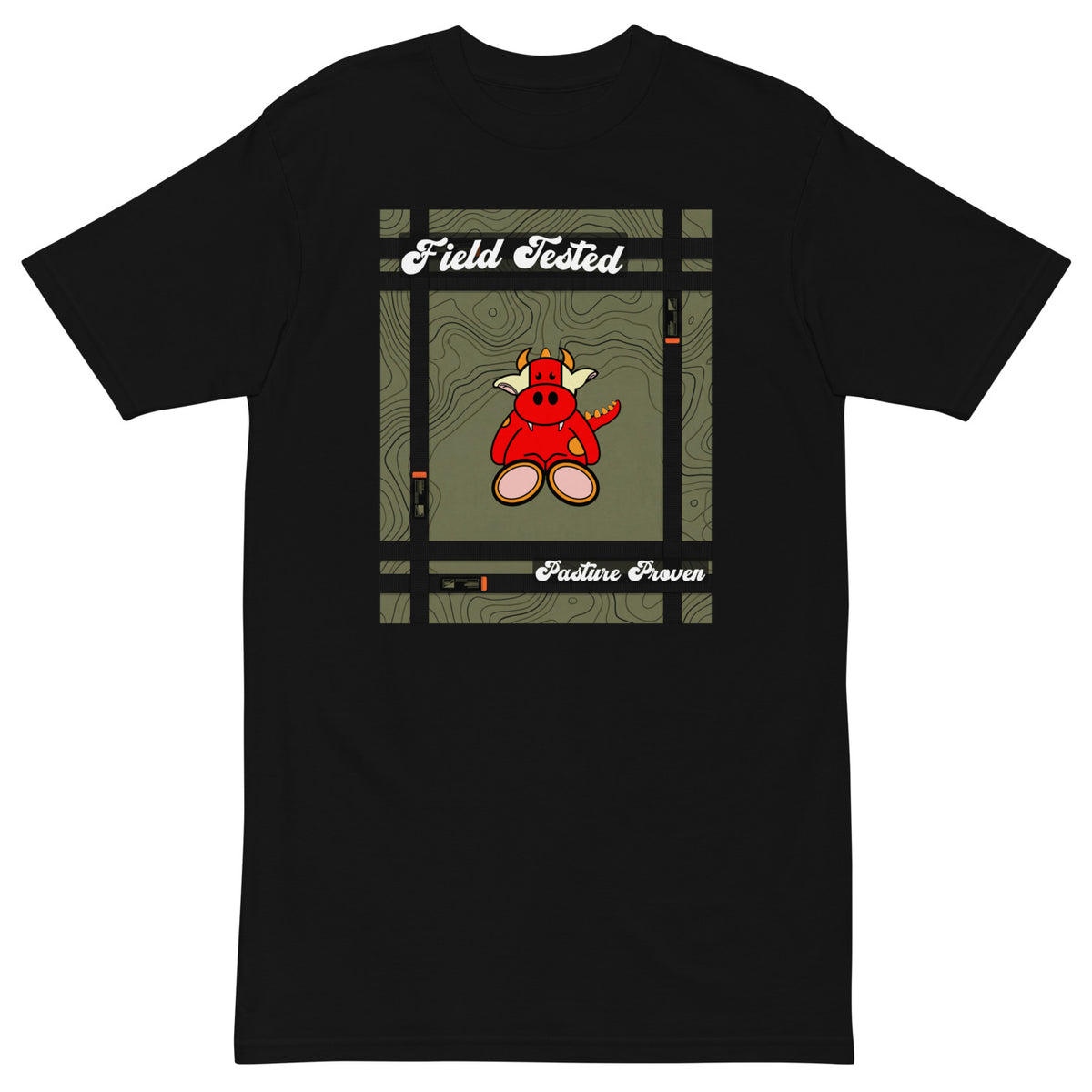 Pocket Cows Heavyweight Tee — Built To Roam — Design 53 — alternate view