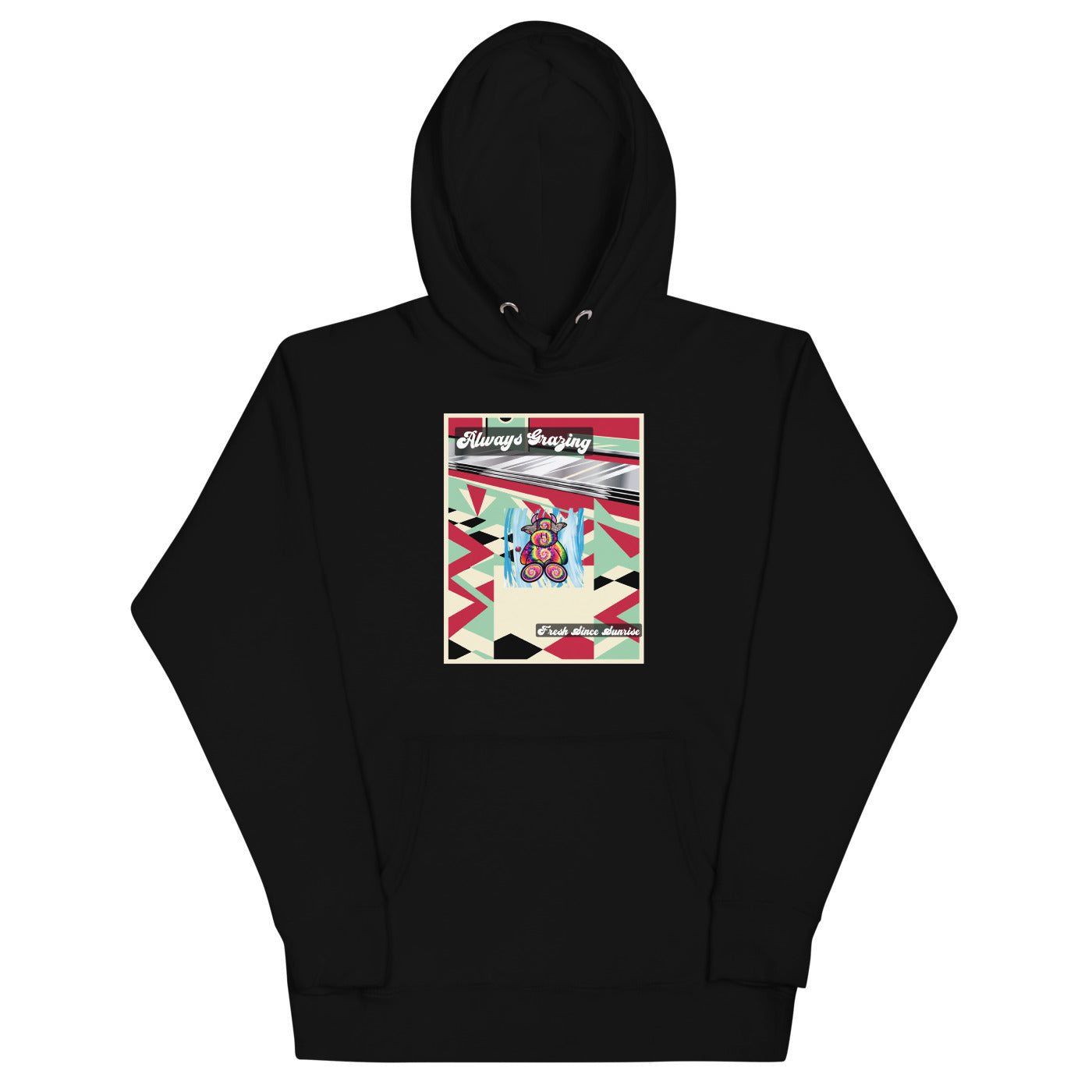 Pocket Cows Hoodie — Always Fresh — Design 716