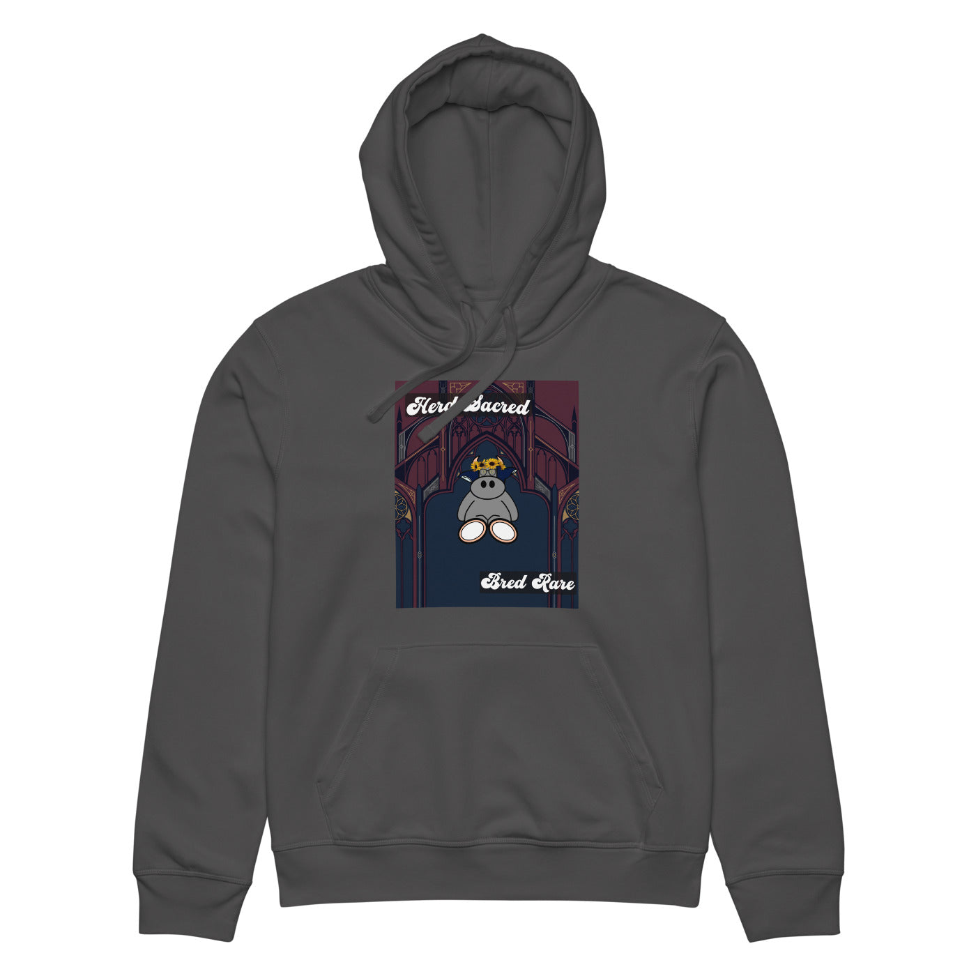 Pocket Cows Unisex Organic Mid-Weight Drummer 2.0 Hoodie — Design 271