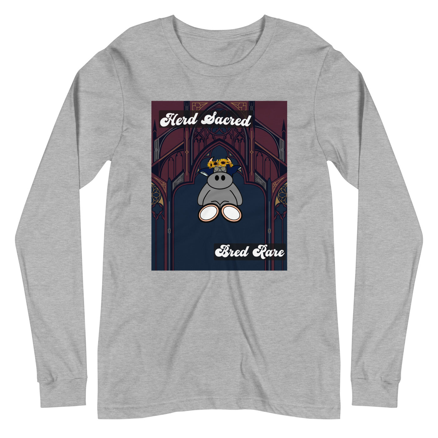 Pocket Cows Unisex Long Sleeve Tee — Design 271