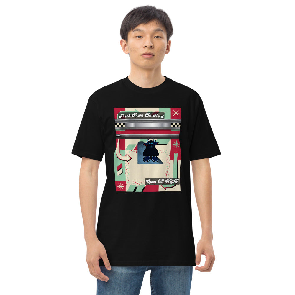 Pocket Cows Heavyweight Tee — Always Fresh — Design 185