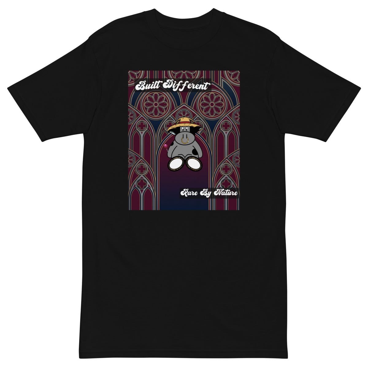 Pocket Cows Heavyweight Tee — Sacred Herd — Design 57 — alternate view
