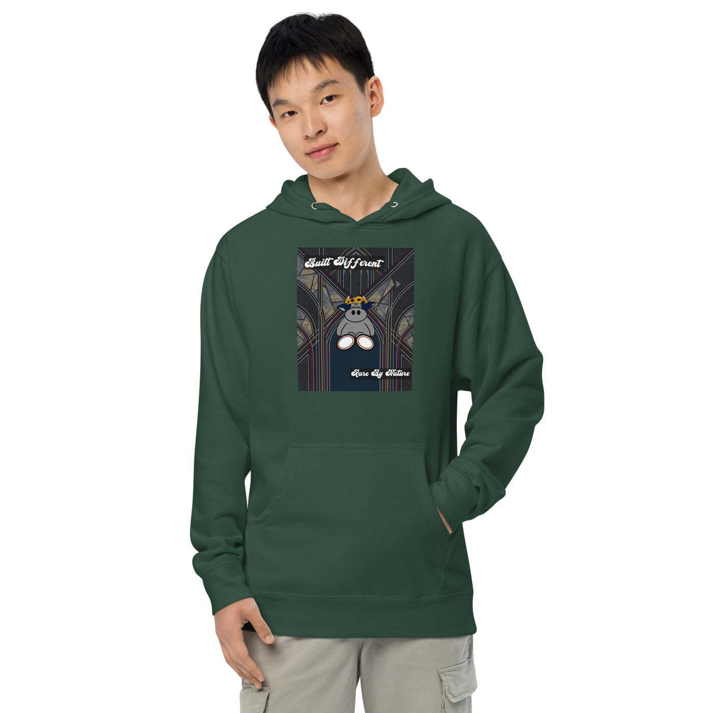 Pocket Cows Unisex Midweight Hoodie — Design 269
