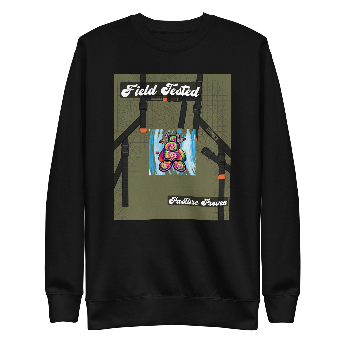 Pocket Cows Crewneck — Built To Roam — Design 717